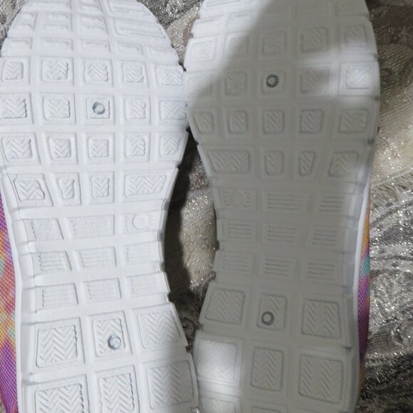 BOGO Air Underground Purple Pink Tie Dye Lace up sneakers tennis shoes non mark - Picture 9 of 10